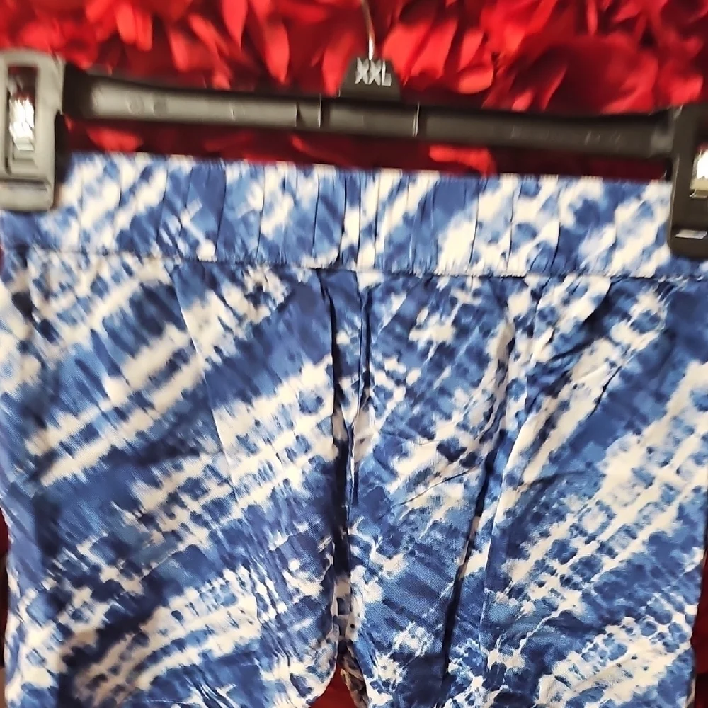 Jumping Beans NWT Matching Blue and White Tie-Dye Short Set Size 8
